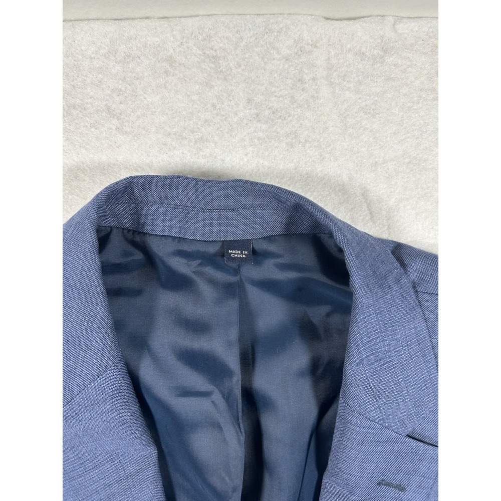 NEW J Crew Men 38S Navy Blue Thompson Wool Two-Button Sport Coat Blazer Jacket - Picture 5 of 8